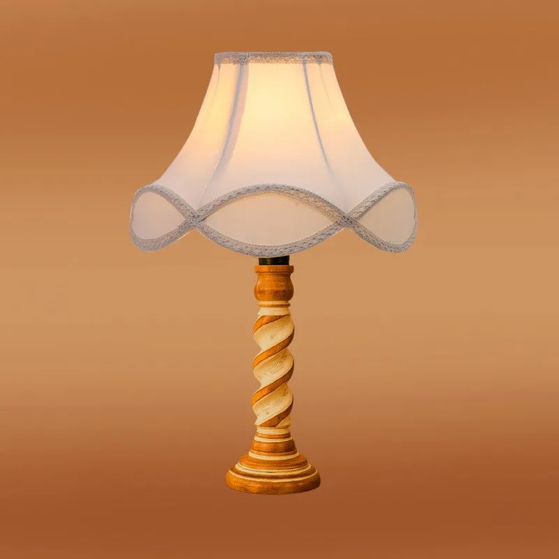 Modera Zyro Wooden Table Lamp - White media 6