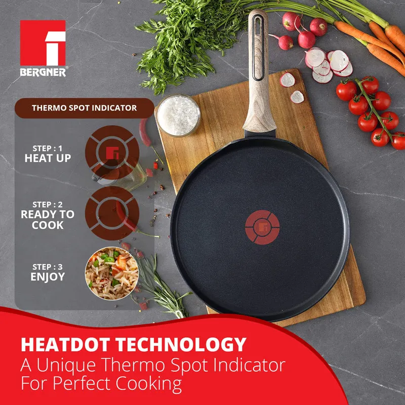 Bergner Ultimate Marble Non-Stick Dosa Tawa - 30 cm media 3