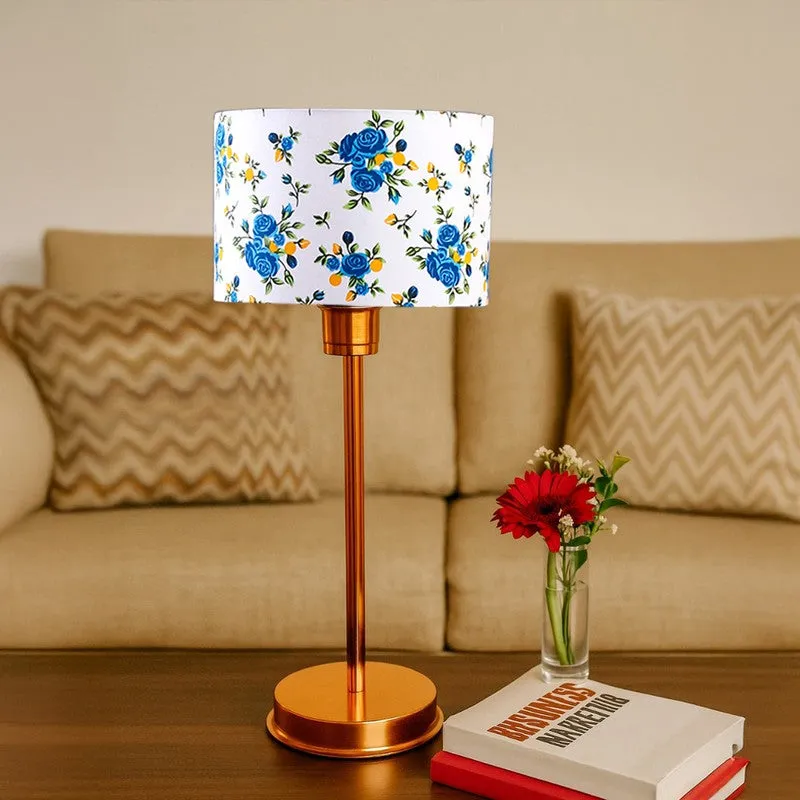 Kavira Ravo Floral Metal Table Lamp - Multicolor media 4