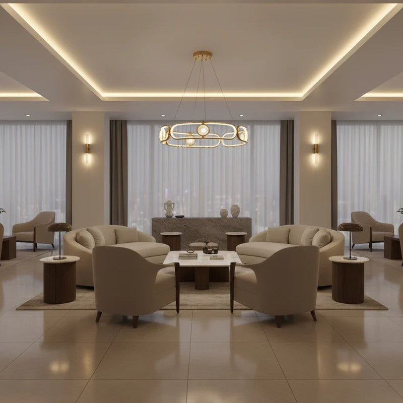 Celestial Loops Metal LED Ceiling Lamp media 7