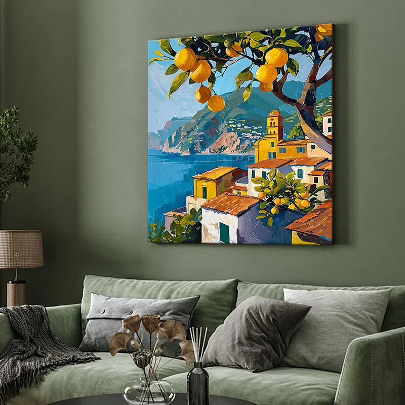 Village Orchards Poly Canvas Wall Painting media 4