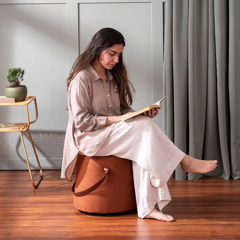 Warm Lounge Pouffe - Brown media 8