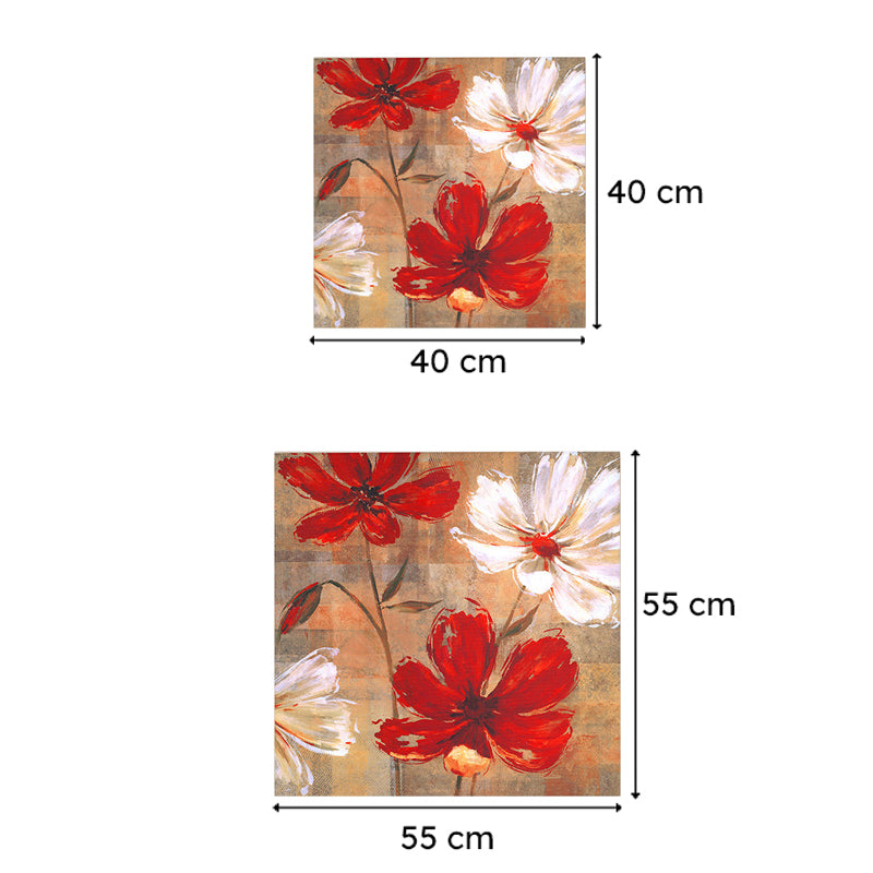 Poppy Strokes Canvas Wall Art media 6
