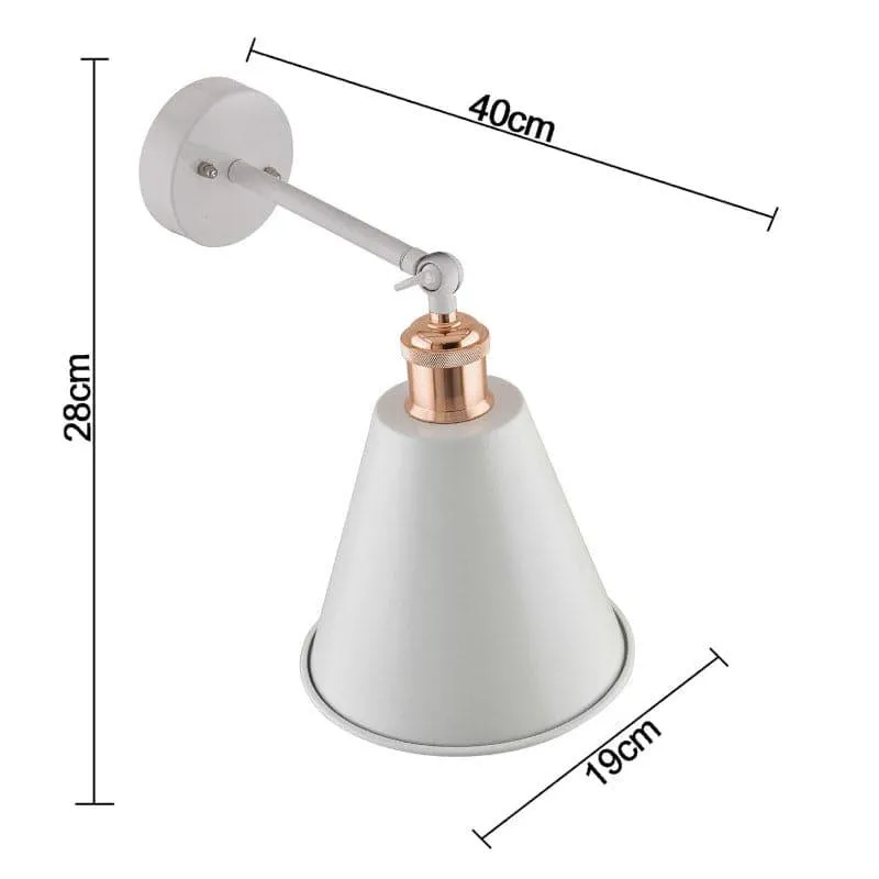 Kenda Cone Metal Wall Lamp - Copper media 6