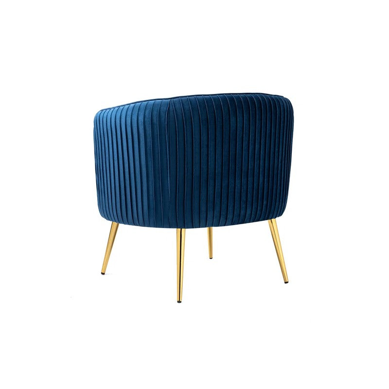Leiser Accent Chair - Blue media 4