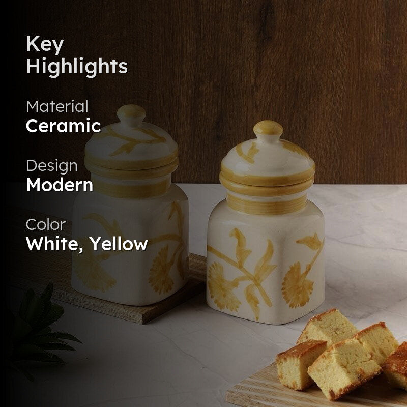 Fleur De Lis Jar (450 ML) - Set Of Two media 2