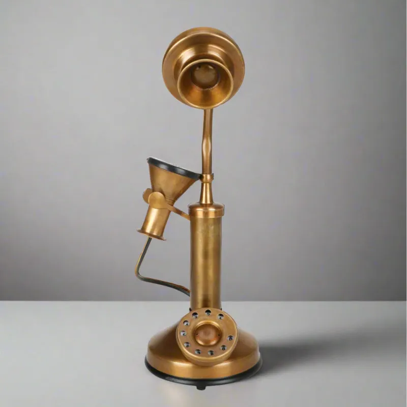 Roma Antique Telephone Showpiece - Gold media 1