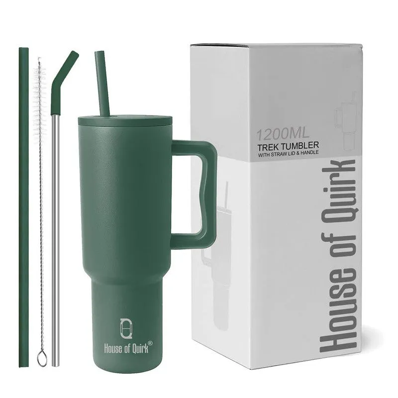 Hydra Boost Stainless Steel Tumbler (1200 ML) - Dark Green media 4