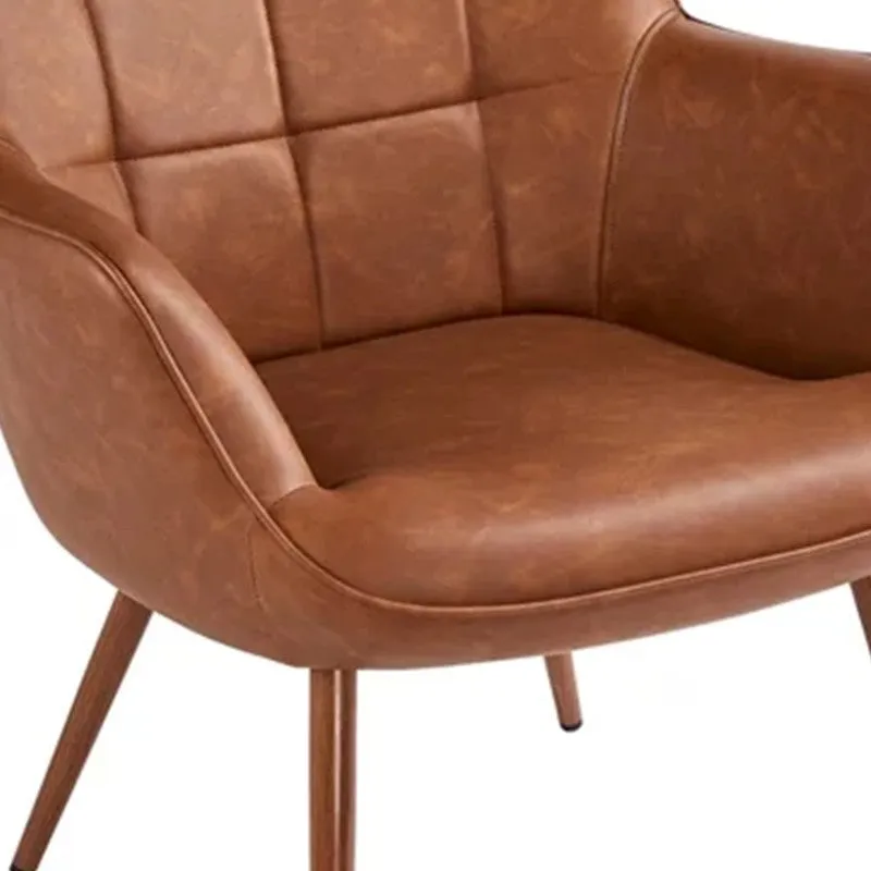 Cushora Neem Wood Accent Chair - Brown media 5