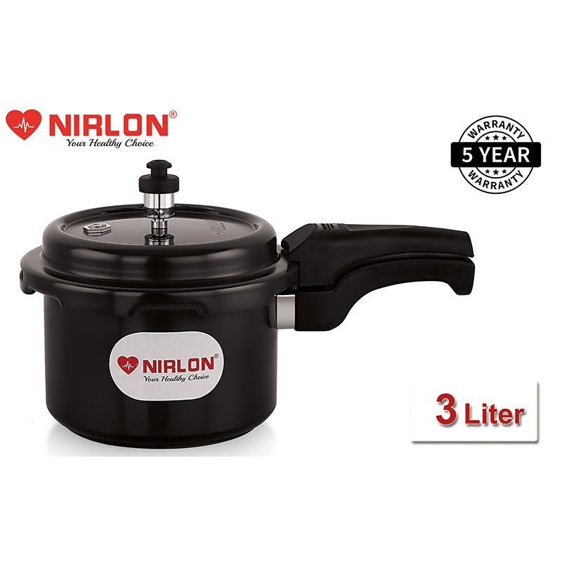 Nirlon Outer Lid Hard Anodized Pressure Cooker - 3000 mL media 3