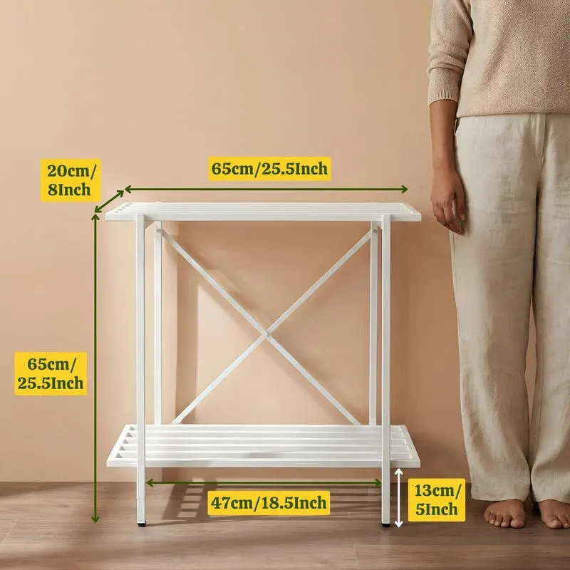 Floriva Metal Planter Stand - White media 5