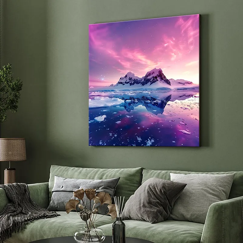 Aurora Sky Wall Painting media 4