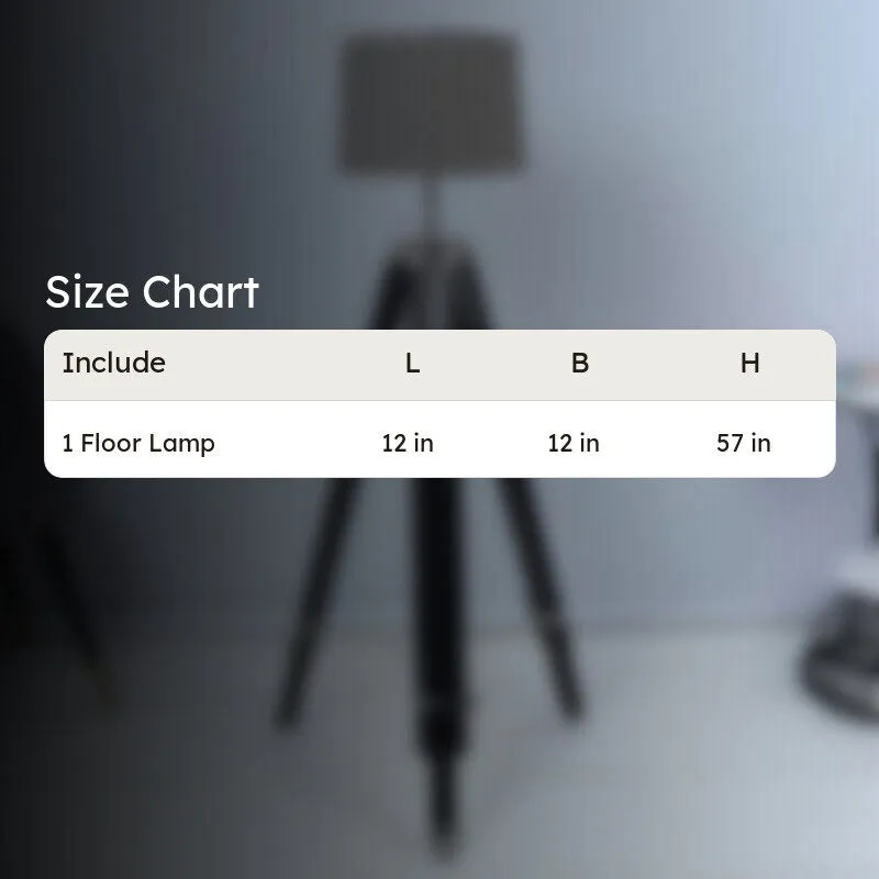 Tatania Printed Tripod Floor Lamp media 4