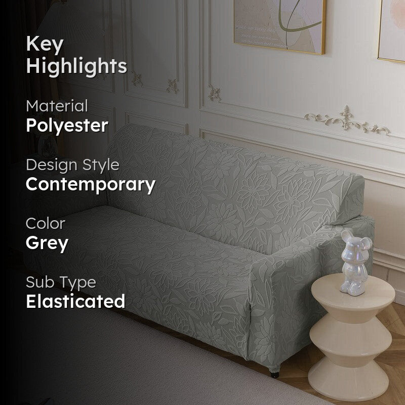 Clarven Sofa Cover - Grey media 2