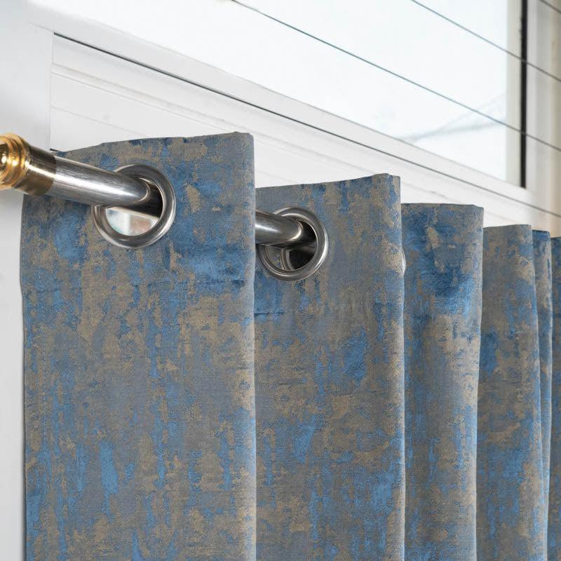 Aviothic Jacquard Single Curtain (Blue) media 5