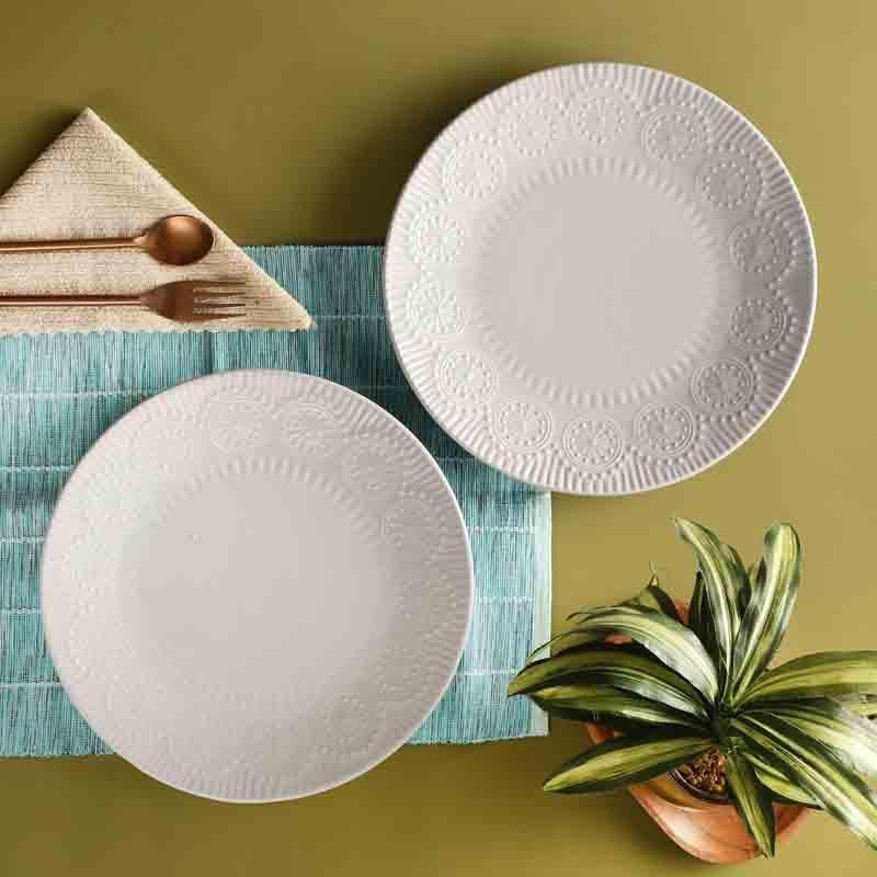 Crown Dinner Plate - Grey - Set Of Two media 4