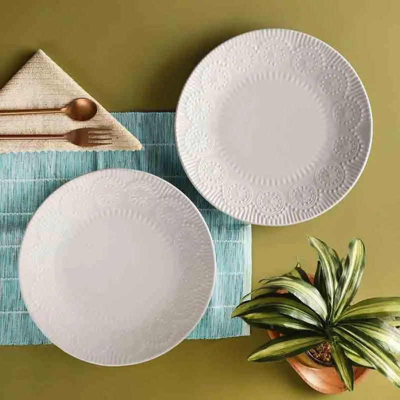 Crown Dinner Plate - Grey - Set Of Two media 4