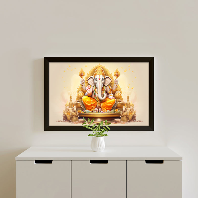 Ganesha Spiritual Wall Painting