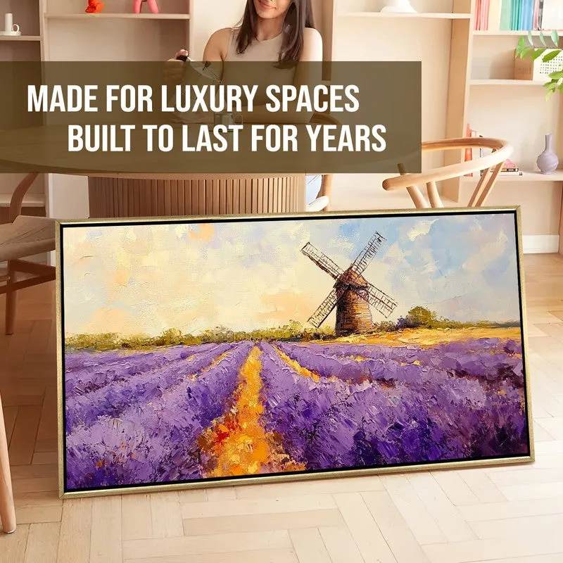 Pastoral Harmony Canvas Wall Painting With Frame media 7