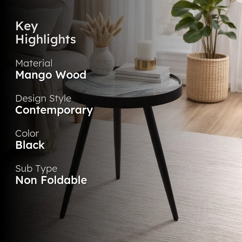 SoftEdge Mango Wood Side & Bedside Tables media 2