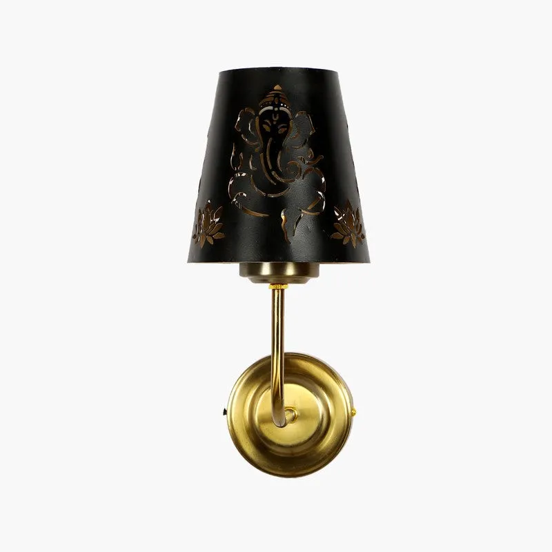 AuraCut Ganesha Metal Wall Lamp media 5