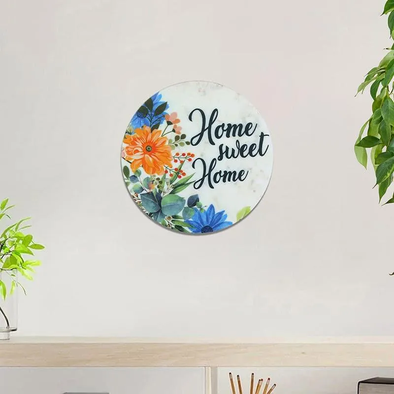 Home Sweet Home Printed Marble Wall Accent media 1