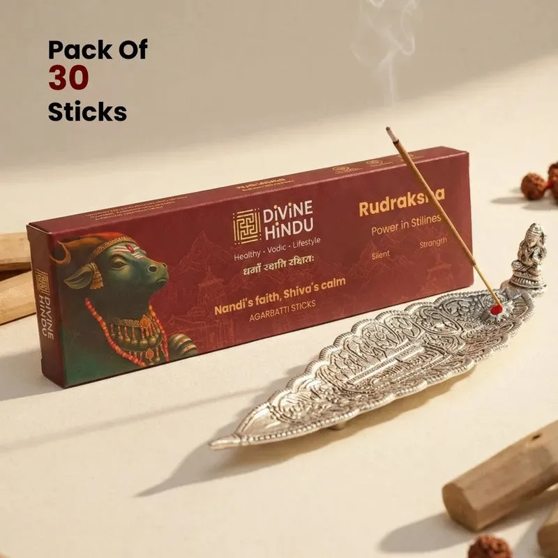 Sacred Feather Incense Holder With 30 Incense Sticks media 6
