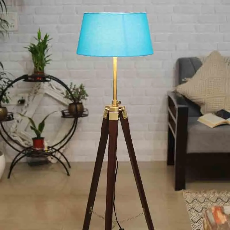 Chouette Tripod Floor Lamp - Blue media 1