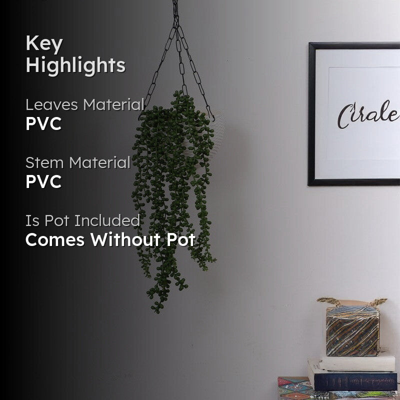 GreenScape Artificial Hanging Plants - 3.1 Feet media 2