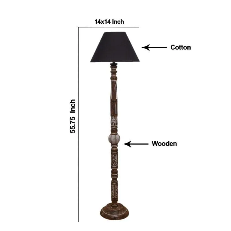Colton Ezra Floor Lamp - Black media 5