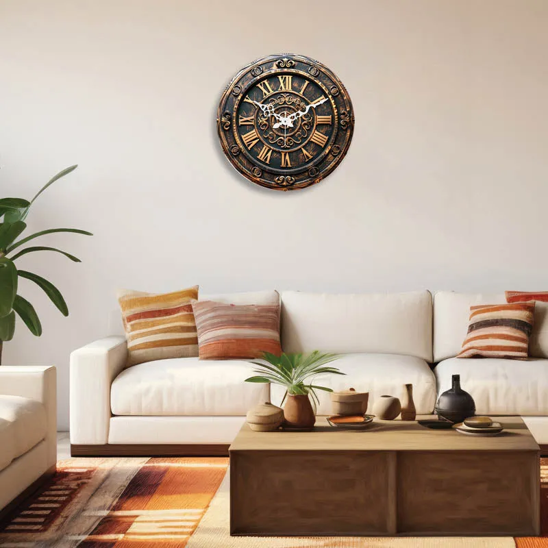 Lova Antique 3D Printed MDF Wall Clock media 3