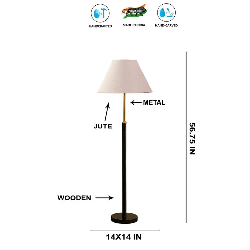 Dream Line Wooden Floor Lamp - White media 9