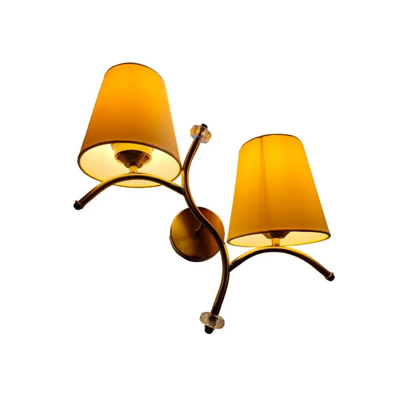 GlowStem Twin Cotton Wall Lamp - Yellow media 7