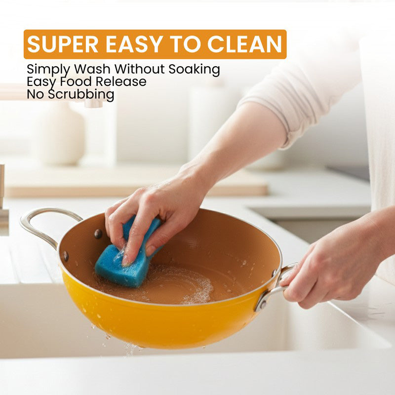 Salford SizzleCraft Ceramic Kadhai With Lid - 2500 mL media 7