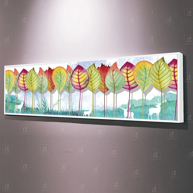 Leaves Of Color Canvas Wall Art media 2