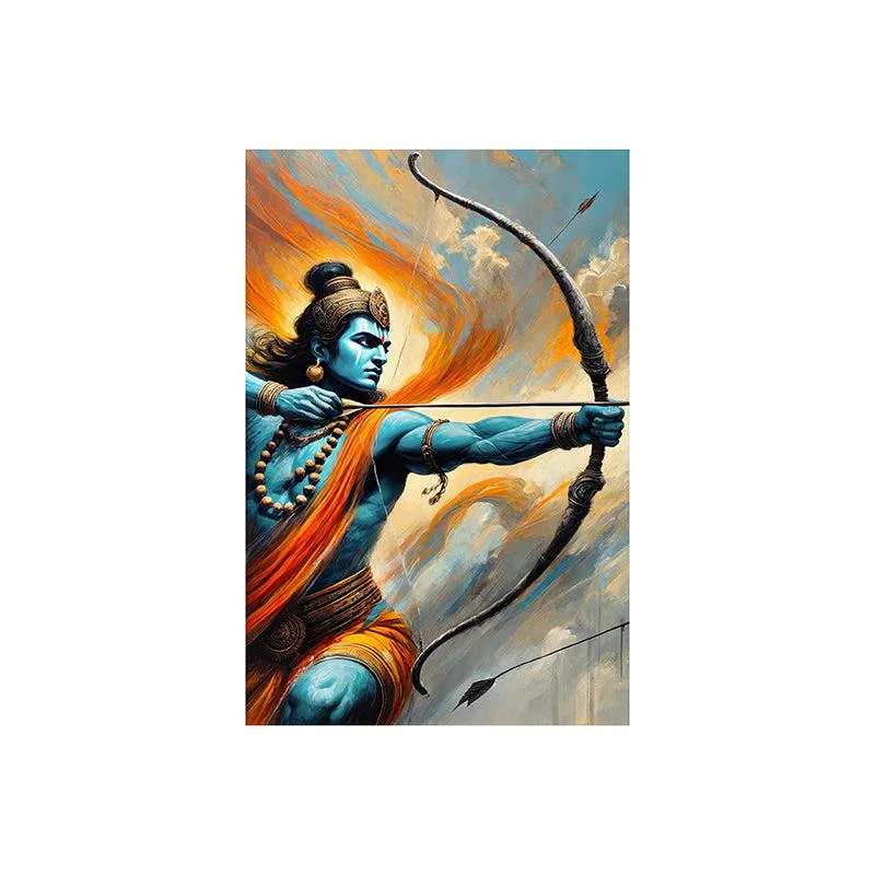 The Divine Archer Wall Painting media 6