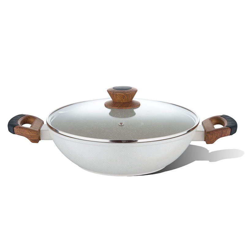 Bergner Nano Sear Non-Stick Kadhai With Lid (20 cm) - 1200 mL media 6