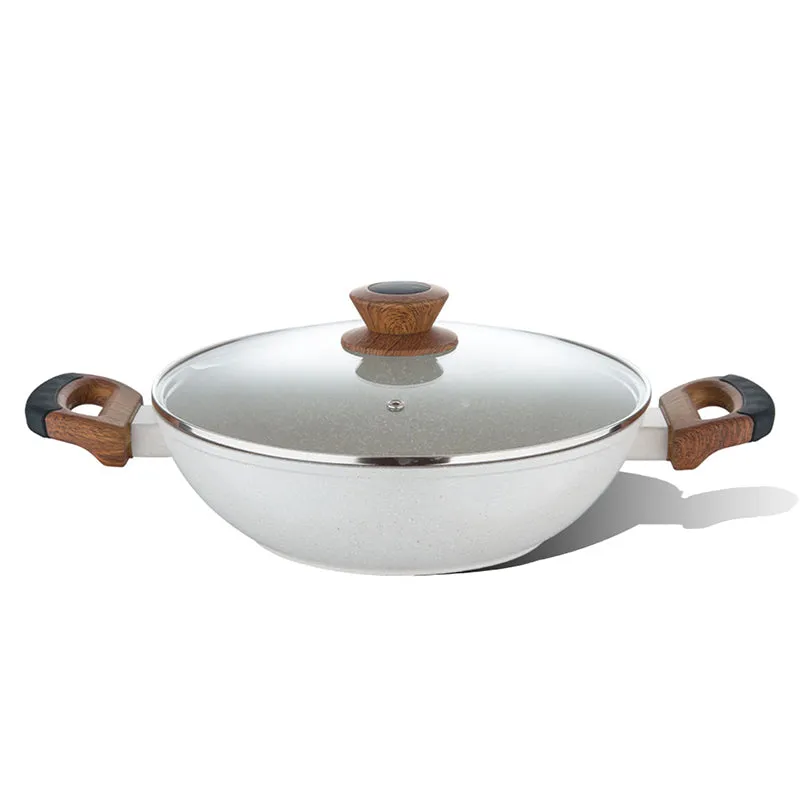 Bergner Nano Sear Non-Stick Kadhai With Lid (20 cm) - 1200 mL - 6