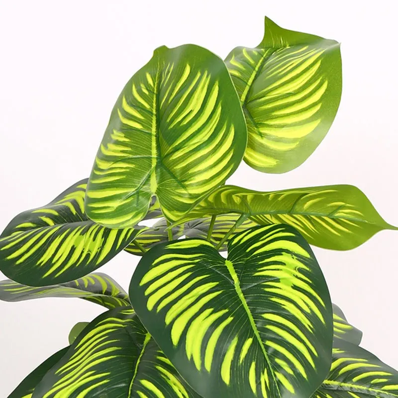 Verdiva I Artificial Plant With Black Plastic Pot - 1.8 Feet media 3