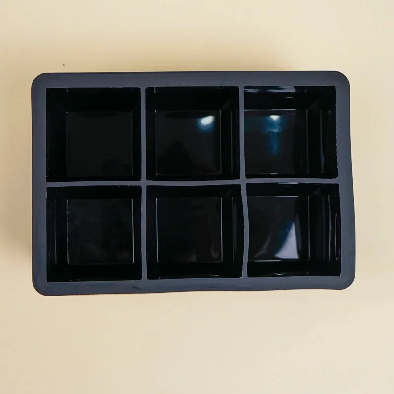 Geometric Silicone 6-Cube Ice Mould - Black media 3