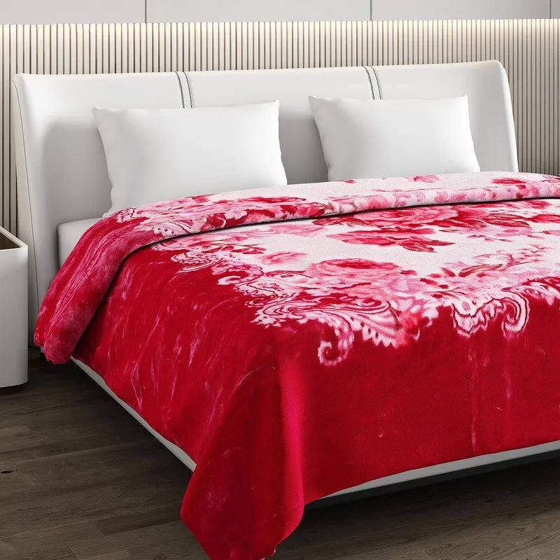 Monte Carlo Crimson Harmony Blanket - 850 GSM media 4