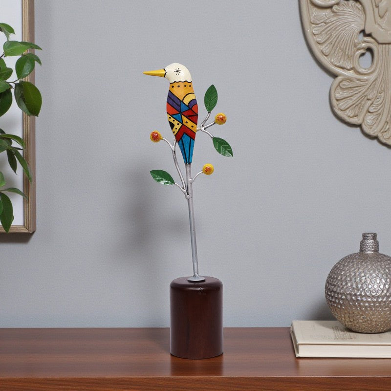 Artistic Bird Metal Showpiece