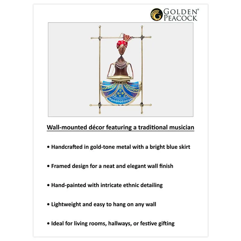 Tribal Musician Iron Wall Accent media 3