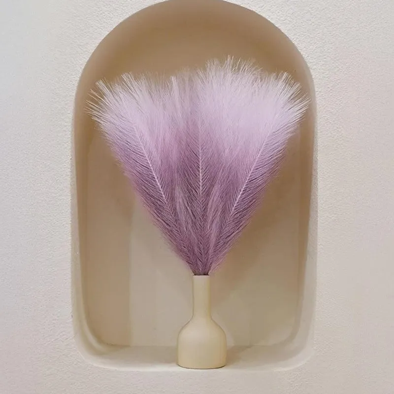Artificial Feathery Pampas Grass (Soft Purple) - Set Of Four media 7