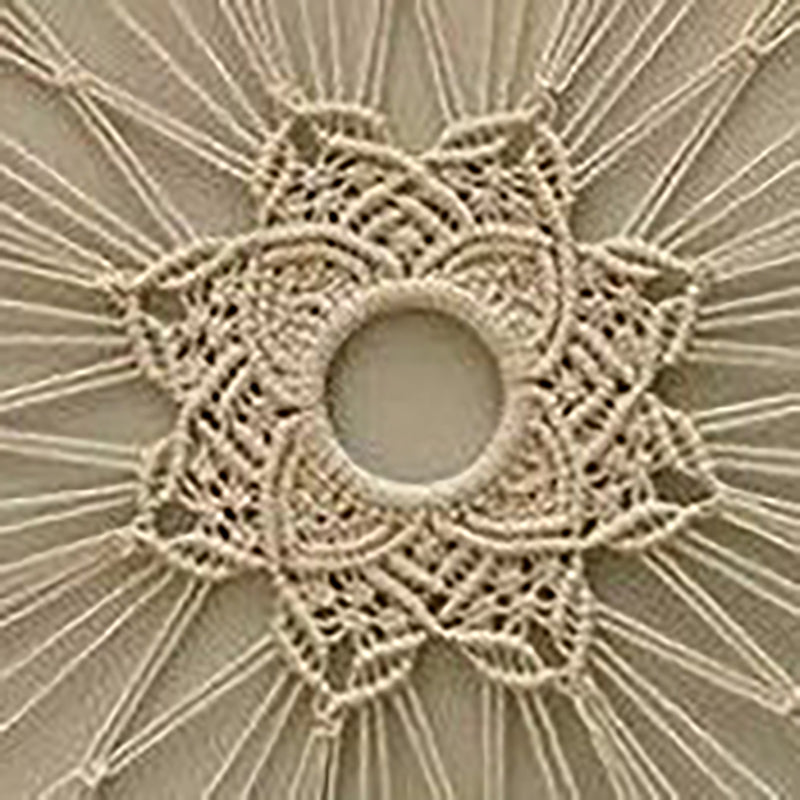 Sun Weave II Macrame Cotton Wall Hanging media 4