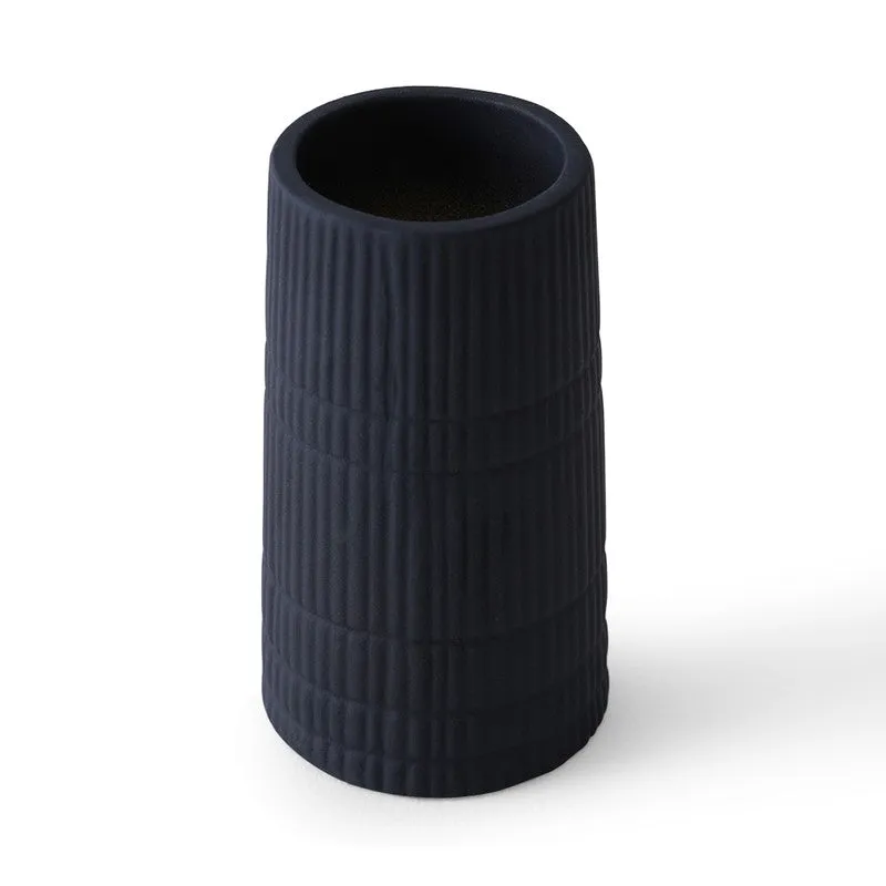 Midnight Groove Ceramic Vase media 4