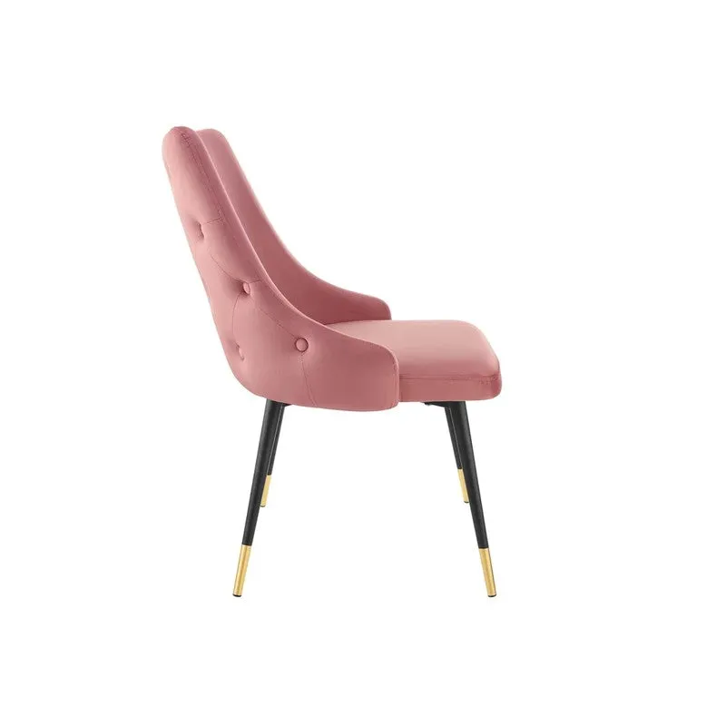 Lunara Neem Wood Accent Chair - Pink media 8