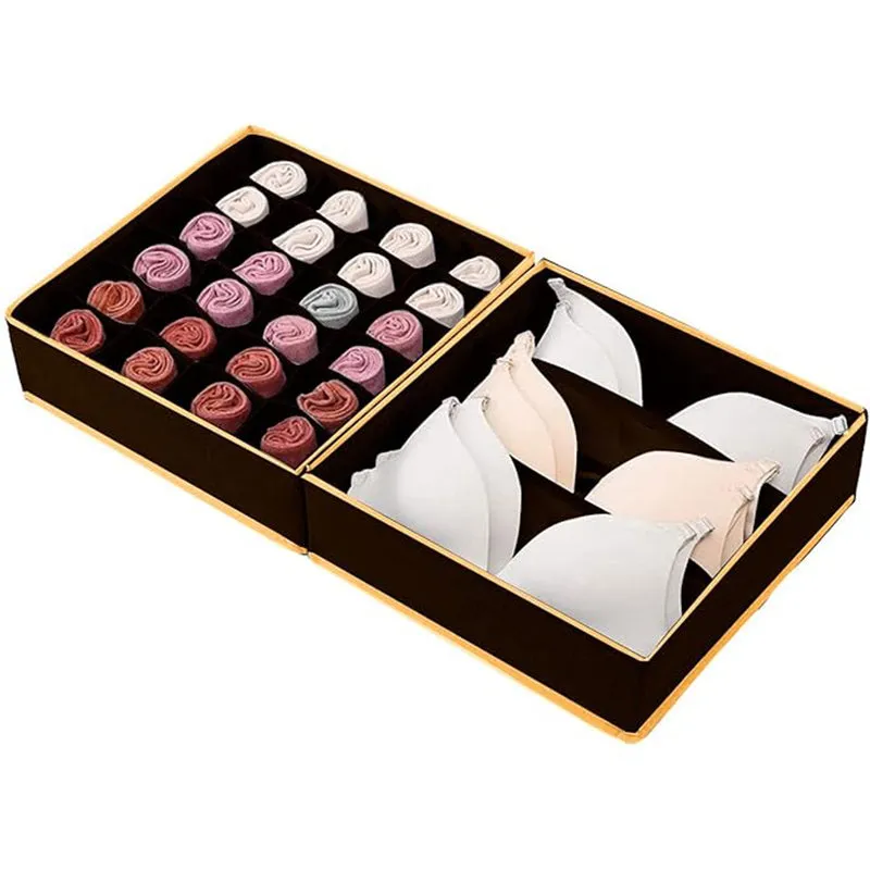 Aspen Cloth Organizer (Black) - Set Of Two media 4