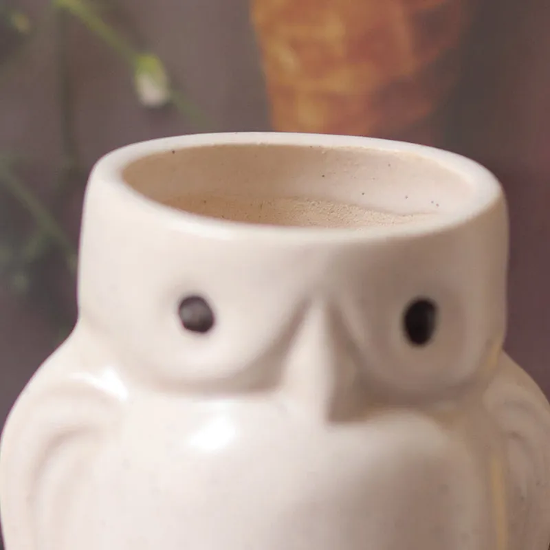 Wise Owl Ceramic Planter media 5