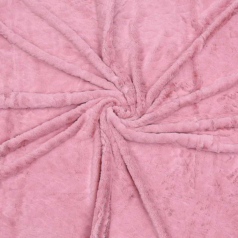 Monte Carlo Azure Bliss Blanket (Pink)- 1000 GSM media 7